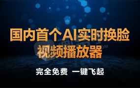 国内首个AI实时换脸视频播放器!一键让你爽到飞起!