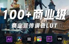 爆款!100套商业级色调美学电影感胶片模拟LUT调色预设,原来调色可以如此简单