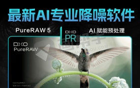 最新专业降噪软件 DxO.PureRAW 5.1 解锁版!AI 赋能 RAW 预处理革命来了!含光学模块文件!