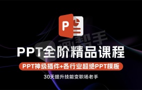 必学!旁门左道PPT全阶精品课程!30天提升技能变职场老手!含PPT神级插件+各行业超绝PPT模板